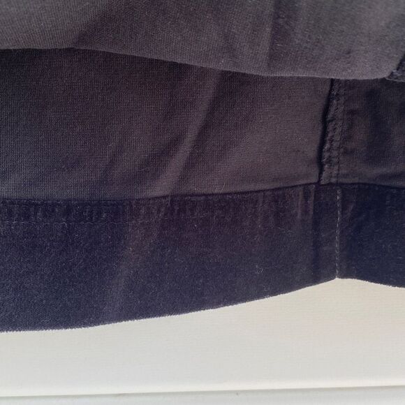 Athleta Velvet Cotton Mini Skirt With Drawstring And Pockets Black 6 - Picture 9 of 15